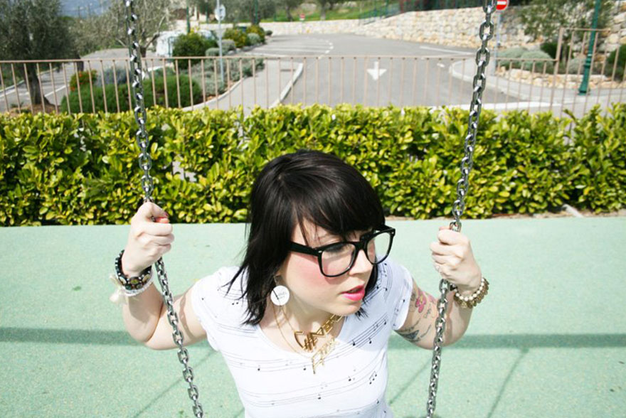 Katia brune lunettes