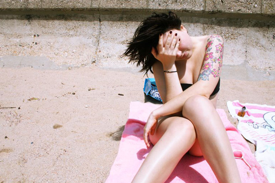Dickface plage