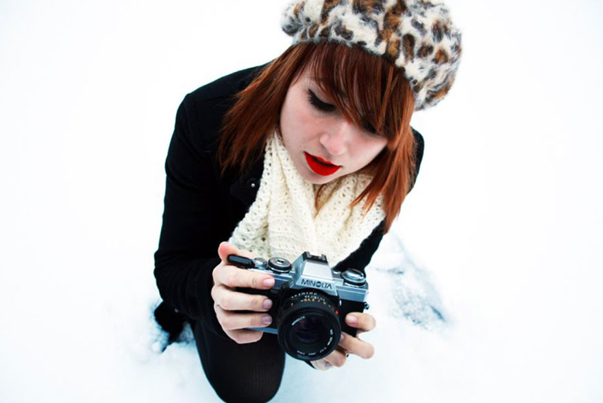 Katia neige et minolta