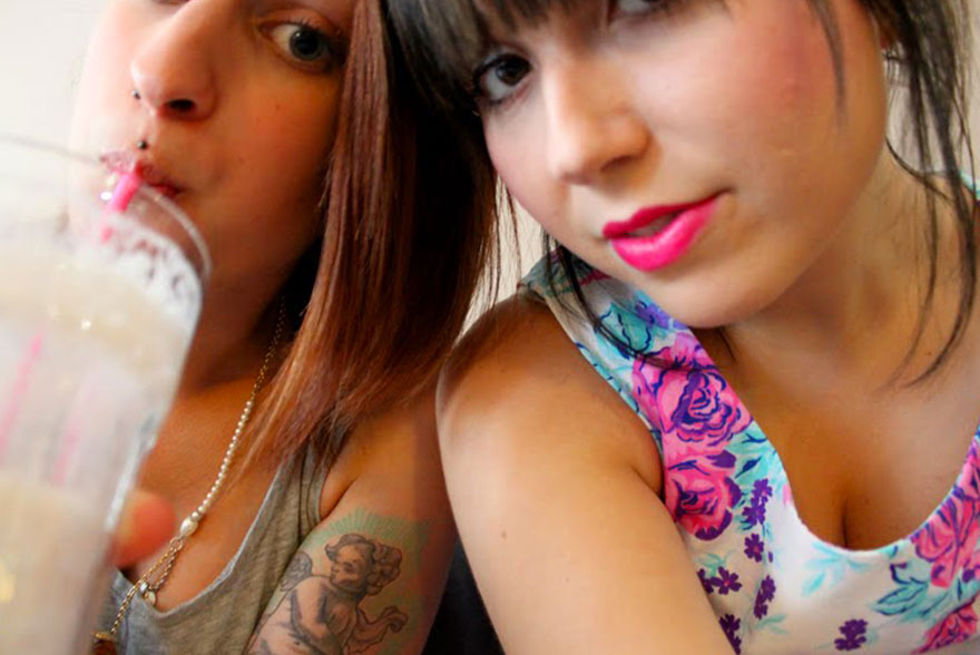 Katia et Camille Milkshake