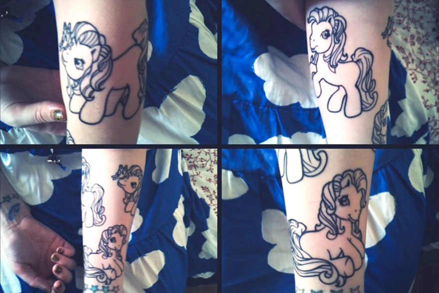 Tatouage Petit Poney