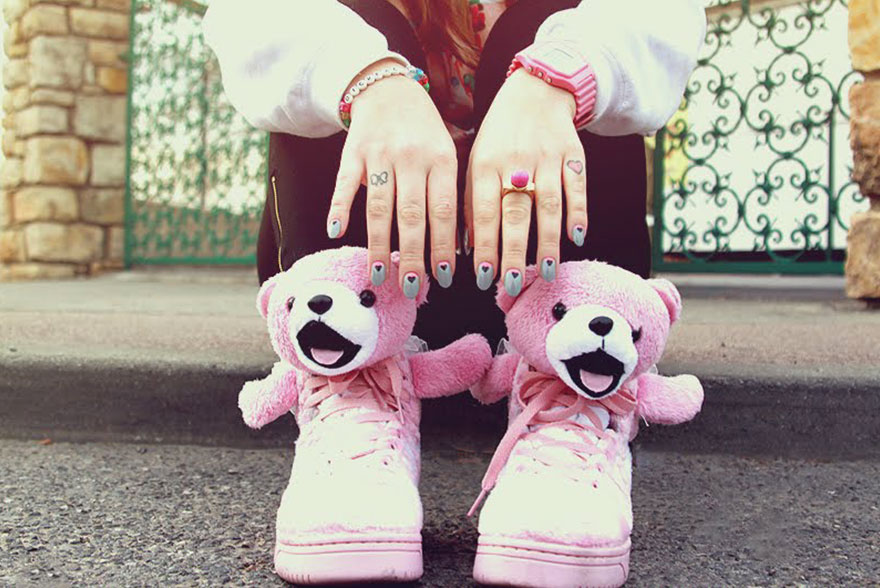 Jeremy Scott x Adidas Pink Teddy Bear