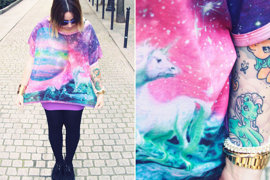 Tshirt Galaxy unicorn