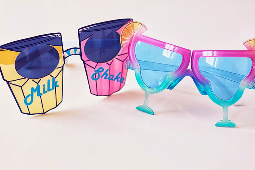 Lunettes de soleil Milkshake et Coktail