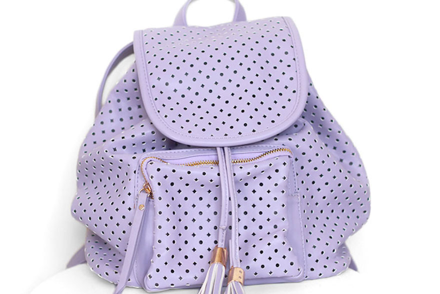 Sac a dos pastel lavande