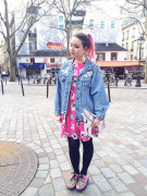 robe primark rose fleurie