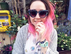 ombre hair rose