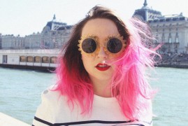 ombre hair rose velvetine lime crime