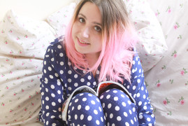 pyjama princesse tam tam bleu pois