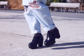 jean baggy topshop