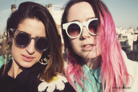farrugia camille cheveux rose shooting toit paris