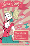 affiche retro party paris