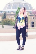 kimono ark eleven paris mickey-tshirt