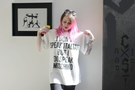 moschino jeremy scott italian t-shirt