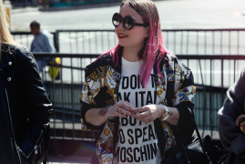 moschino tshirt chanel jacket