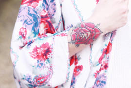 tatouage rose