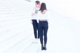 look noir blanc