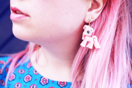 Boucles d'oreilles Mon Petit Poney