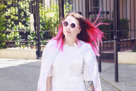 ombre hair rose