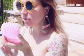 boucles d'oreilles sirène