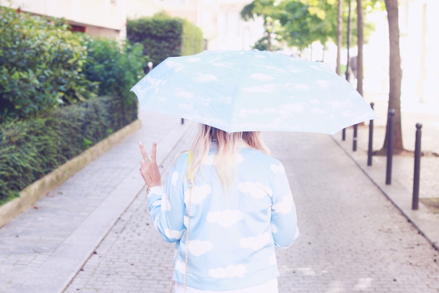 veste parapluie nuage