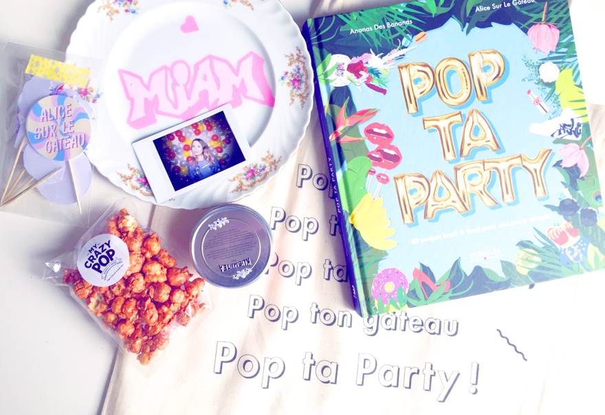 alice sur le gateau pop ta party livre