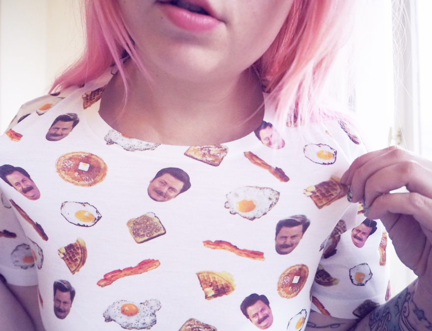 ron swanson t-shirt clashist