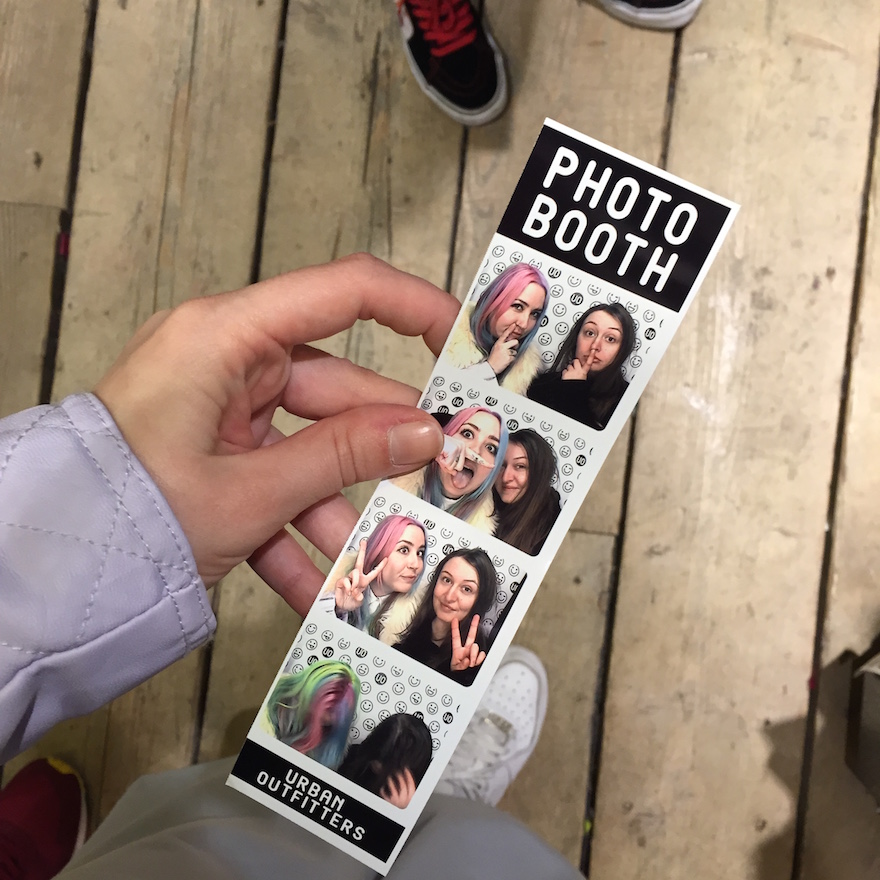 urban outfitters photobooth