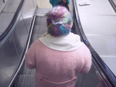 rainbow hair
