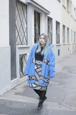 pfw andrea crews streetstyle