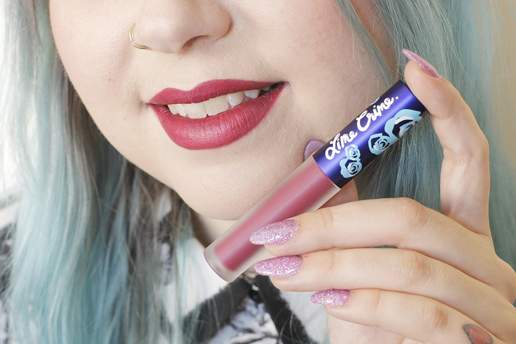 lime crime venus velvetines beet it