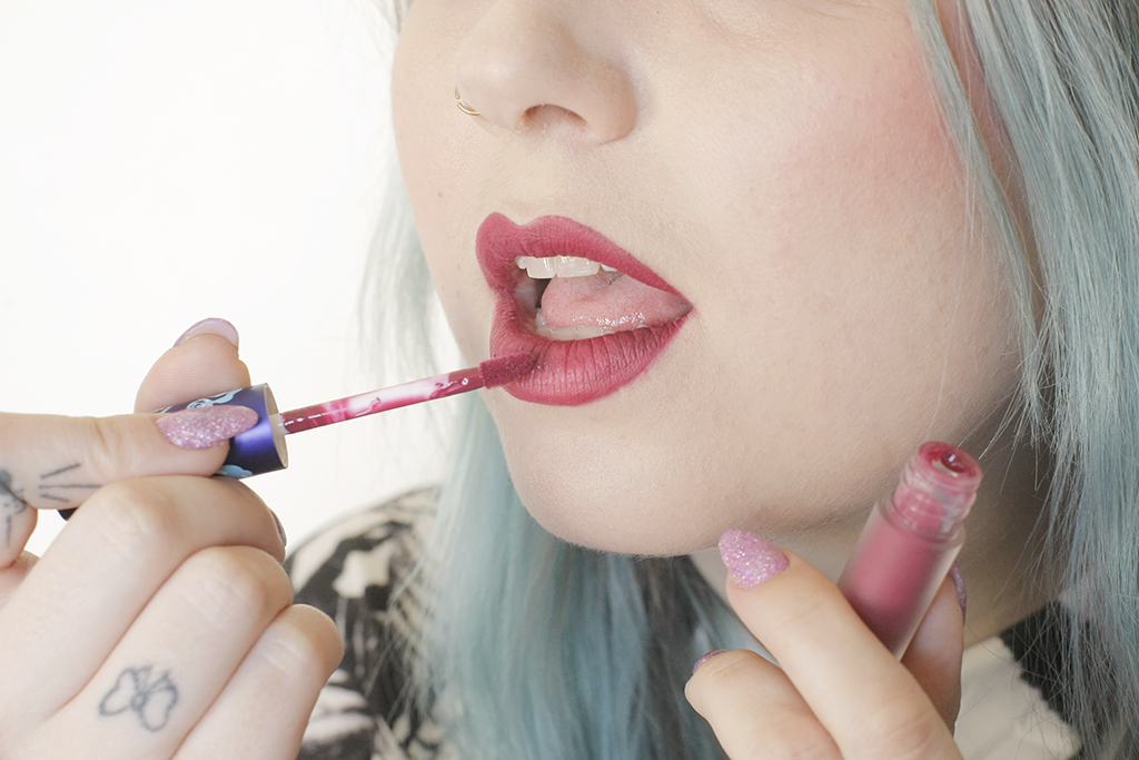 lime crime venus velvetines beet it