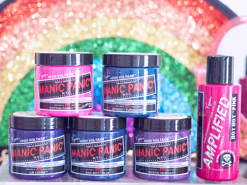 2. Manic Panic Semi-Permanent Hair Color Cream - Rockabilly Blue - wide 7