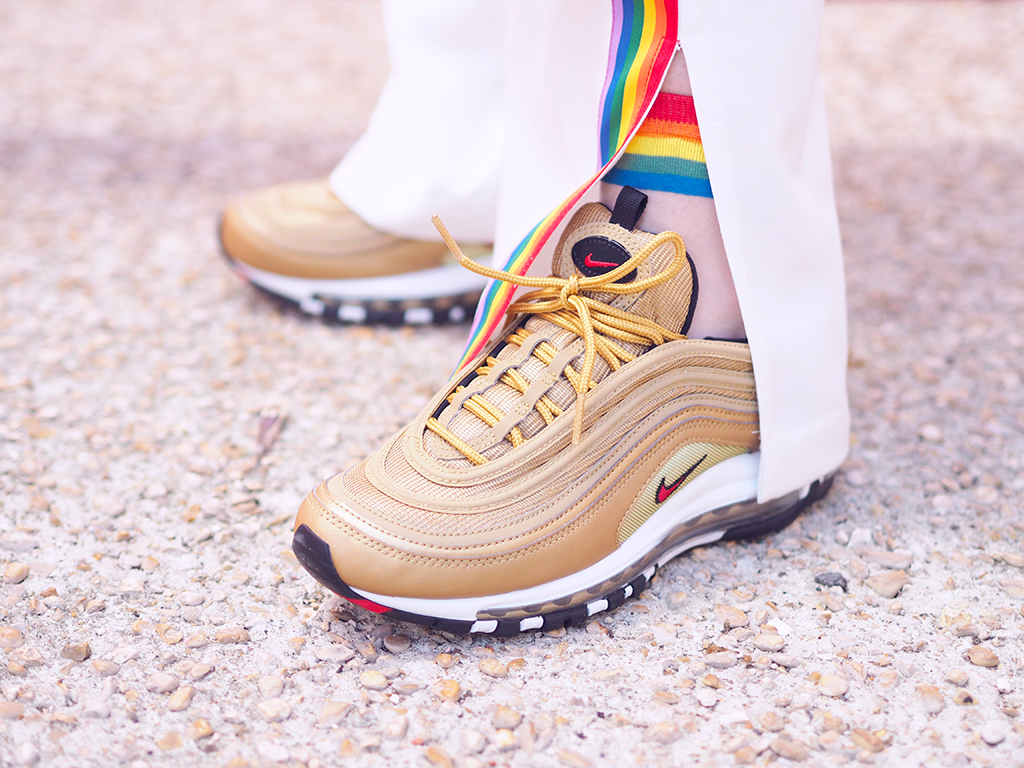 asos air max 97 nike gold