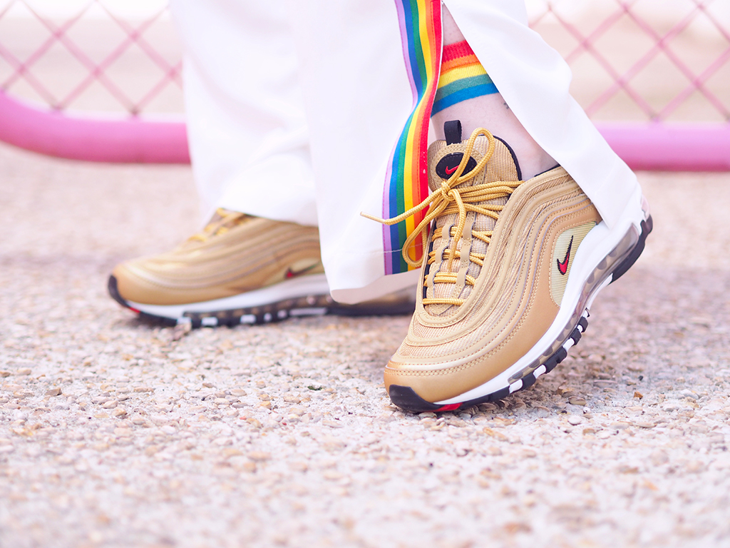 asos air max 97 nike gold