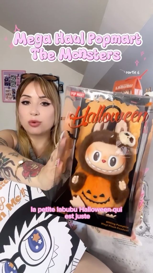 Mega Haul The Monsters 👹🩷
(partie 6)

On découvre la Labubu Halloween 🎃 elle est juste parfaite, pile dans le theme pour Halloween month, je vais la mettre tout les jours 🤭

#labubu #themonsters #popmart #haul #unboxing
